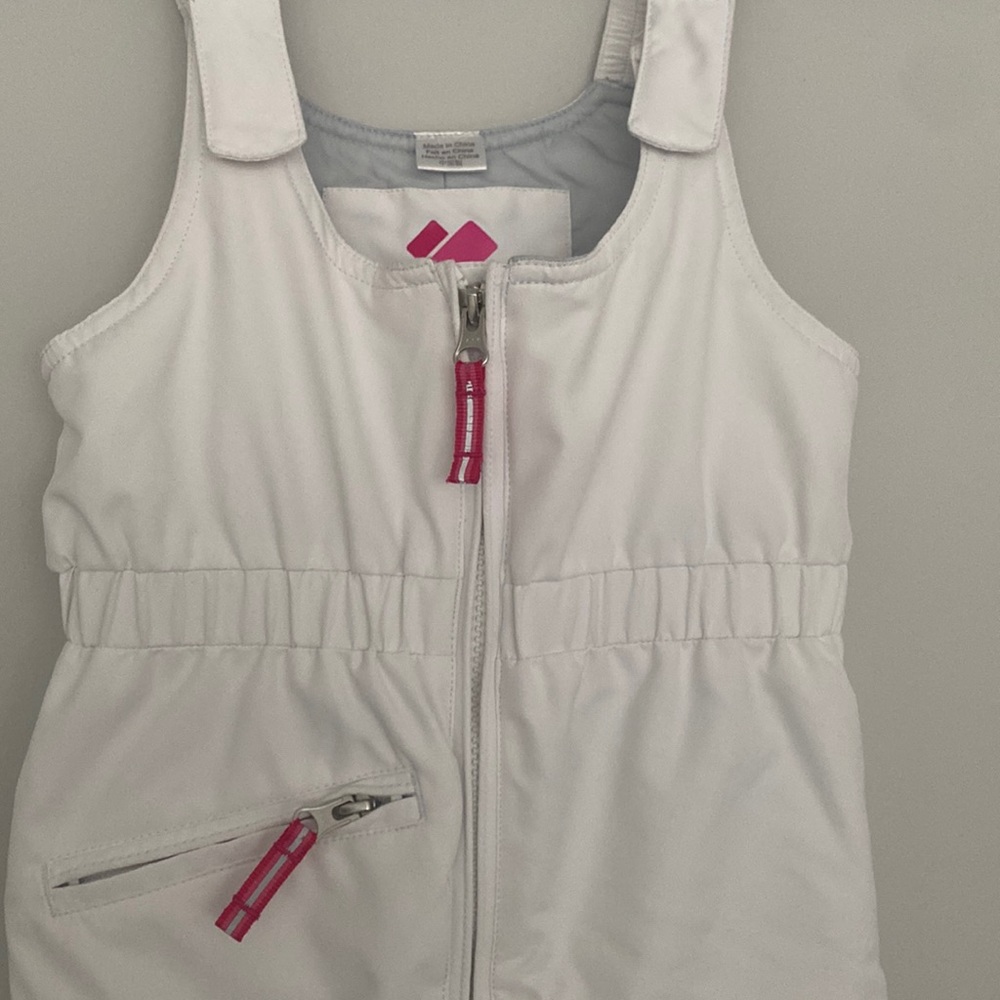 Obermeyer snow bib white